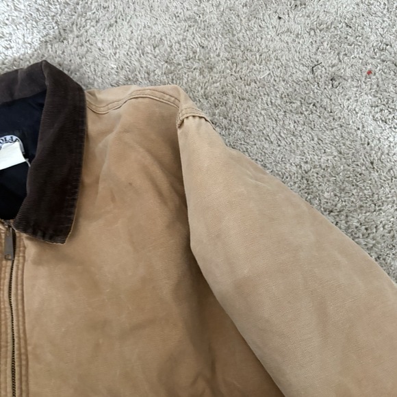 Vintage 90's USA Polar King by key Canvas Jacket detroit carhartt Syle XL REG - Picture 10 of 11